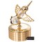 Best Matashi 24K Gold Plated Music Box Plays "Swan Lake" With Hummingbird Figurine 1 From Daughter Son
